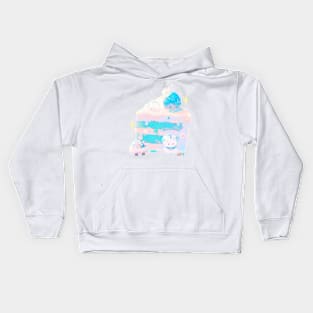 Blue Strawberry Kids Hoodie